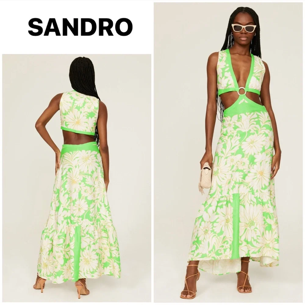 Sandro ~ Ludmila Cutout Dress - Picture 1 of 13